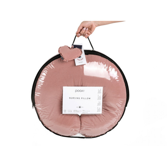 Poofi Poduszka do karmienia bawełniana Organic Lawenda