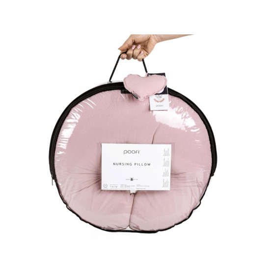 Poofi Poduszka do karmienia bawełniana Organic Lawenda