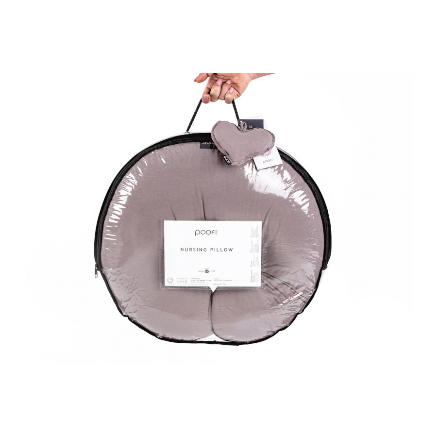 Poofi Poduszka do karmienia bawełniana Organic Szałwia