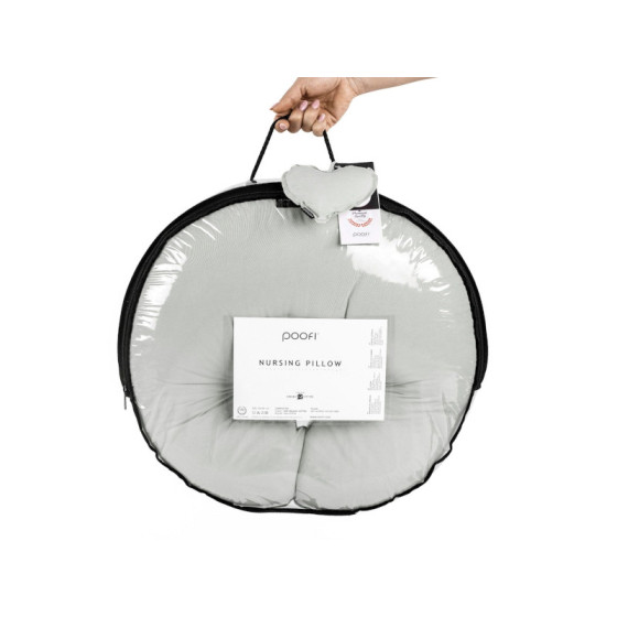 Poofi Poduszka do karmienia bawełniana Organic Szałwia