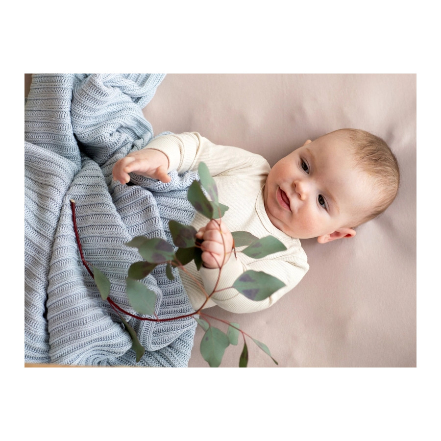 Poofi Prześcieradło Bawełniane Organiczne materac 70x140cm Piwonia