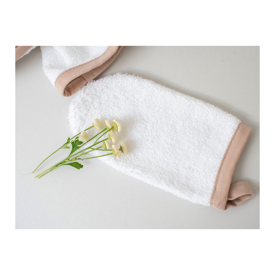 Poofi Ręcznik kąpielowy okrycie frotte bawełna 130x70cm Piwonia