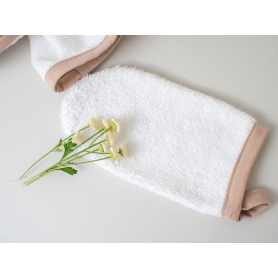 Poofi Ręcznik kąpielowy okrycie frotte bawełna 130x70cm Fiołek