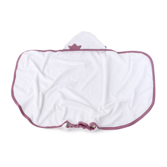 Poofi Ręcznik kąpielowy okrycie frotte bawełna 130x70cm Róża