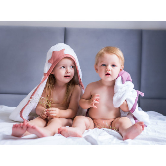 Poofi Ręcznik kąpielowy okrycie frotte bawełna 130x70cm Nugat