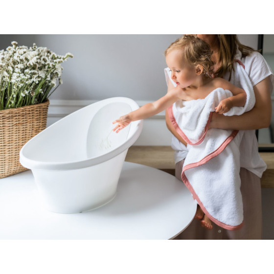 Poofi Myjka kąpielowa bawełniana frotte Dusty Blue