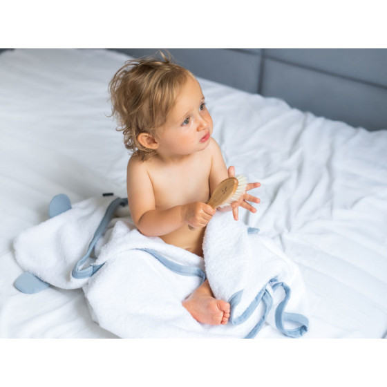 Poofi Myjka kąpielowa bawełniana frotte Petrol