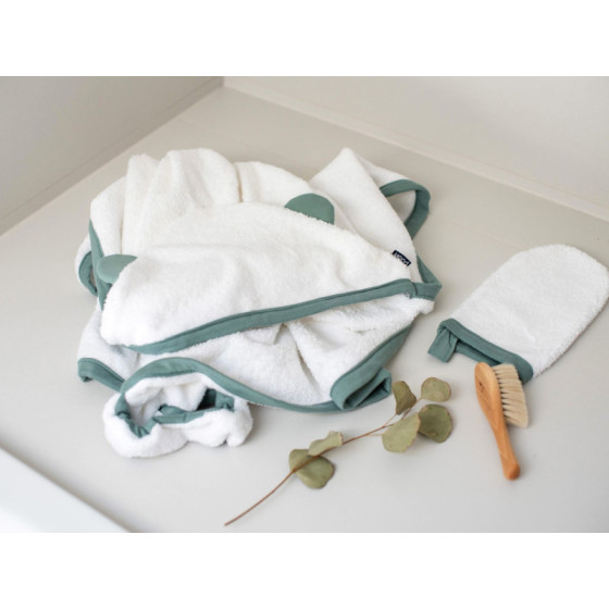 Poofi Myjka kąpielowa bawełniana frotte Nugat