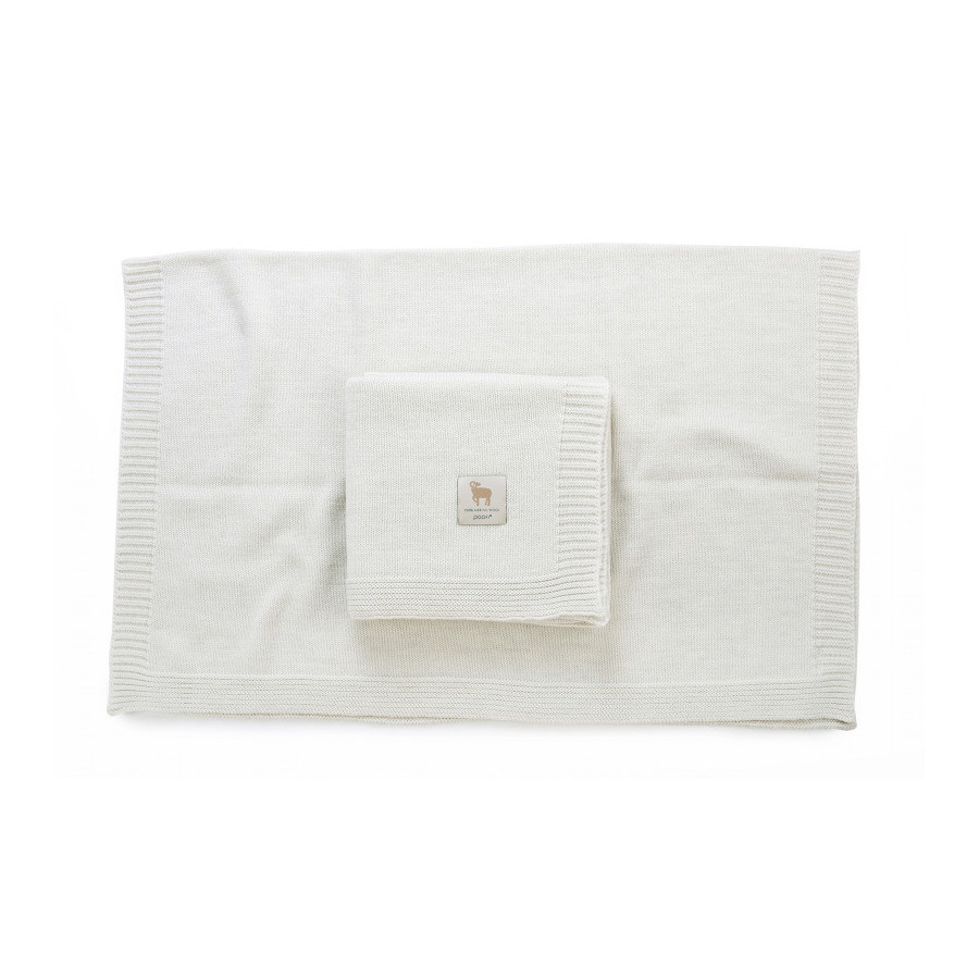 Poofi Kocyk wełniany Merino z wełny merynosa 80x100cm