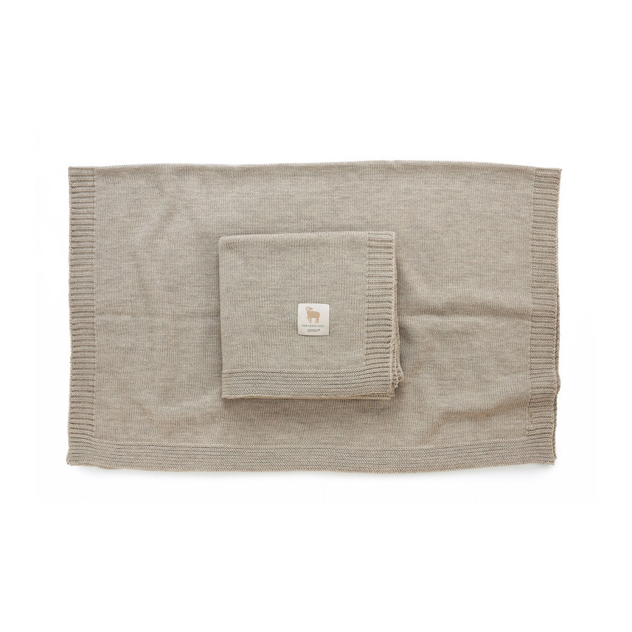 Poofi Kocyk wełniany Merino z wełny merynosa 80x100cm