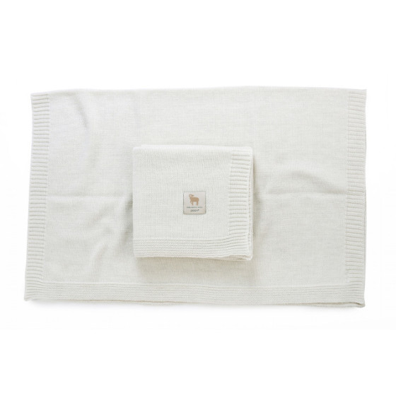 Poofi Kocyk wełniany Merino z wełny merynosa 80x100cm