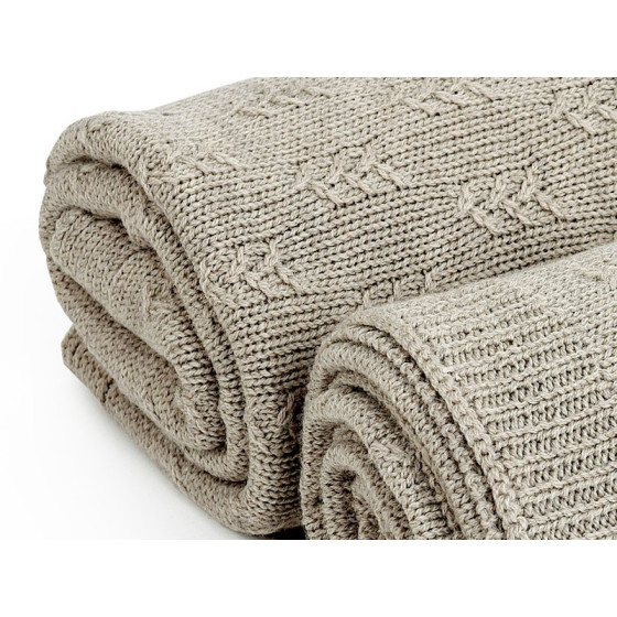 Poofi Kocyk wełniany Merino z wełny merynosa 80x100cm