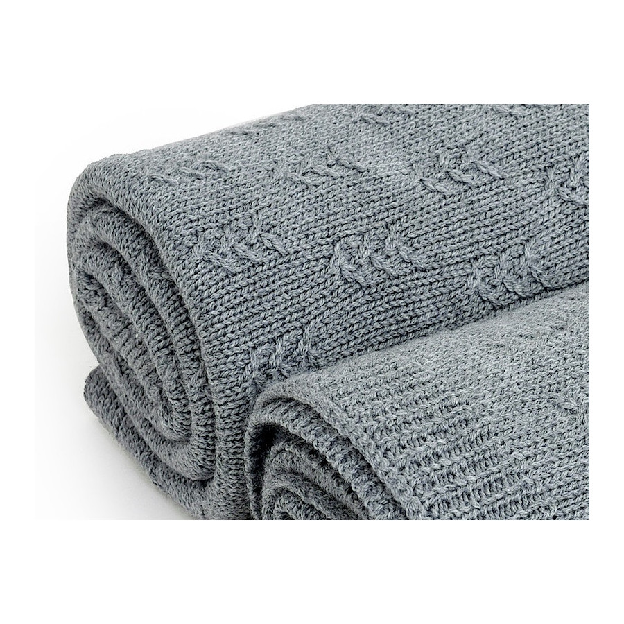 Poofi Kocyk wełniany Merino z wełny merynosa 80x100cm