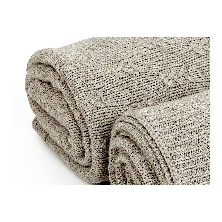 Poofi Kocyk wełniany Merino z wełny merynosa 80x100cm