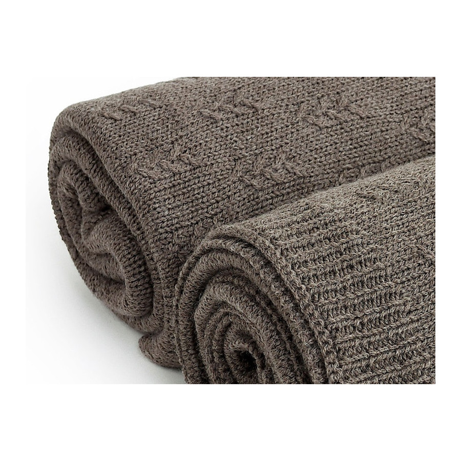 Poofi Kocyk wełniany Merino z wełny merynosa 80x100cm