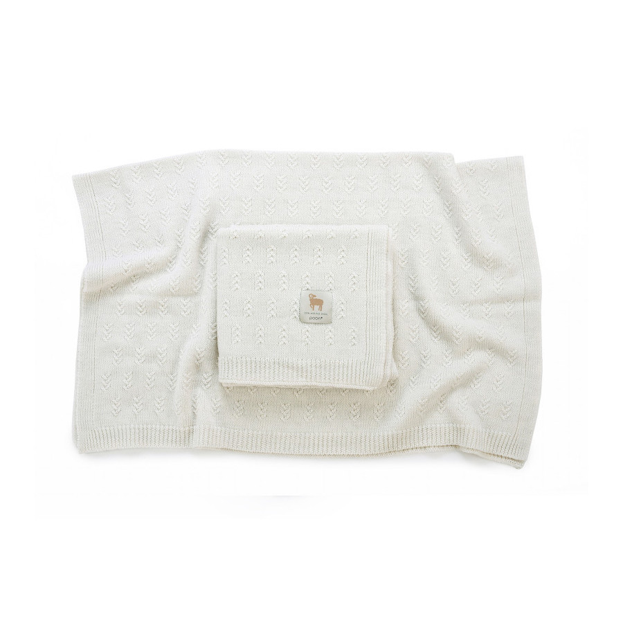 Poofi Kocyk wełniany Merino z wełny merynosa 80x100cm