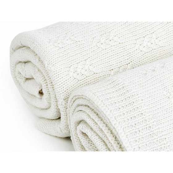 Poofi Kocyk wełniany Merino z wełny merynosa 80x100cm