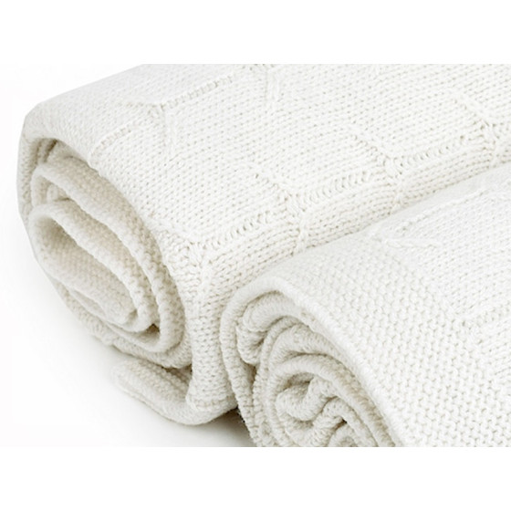 Poofi Kocyk wełniany Merino z wełny merynosa 80x100cm