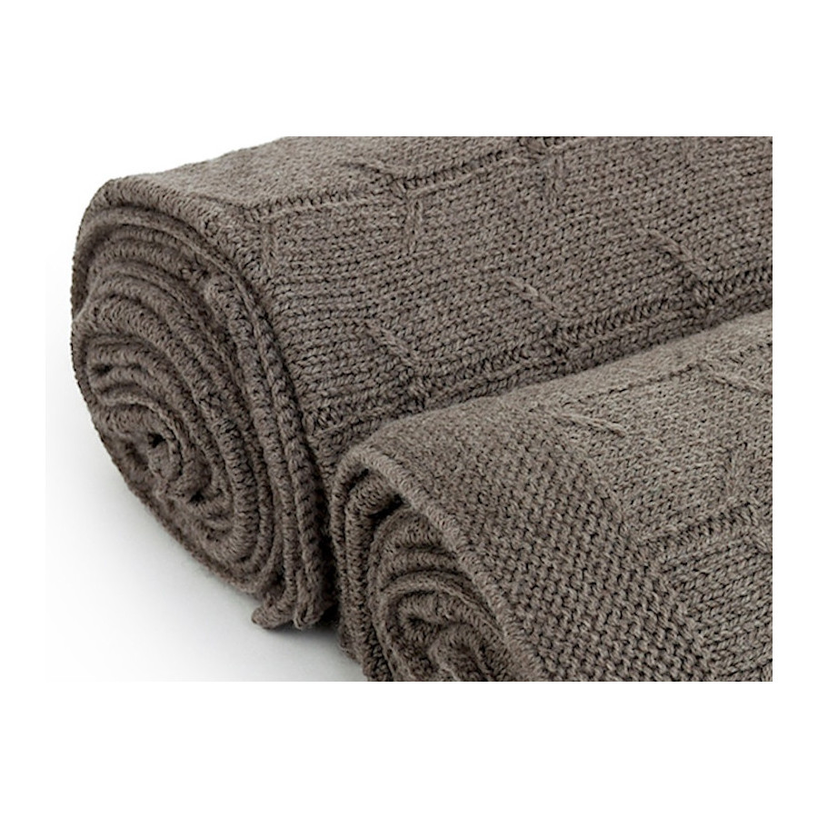 Poofi Kocyk wełniany Merino z wełny merynosa 80x100cm