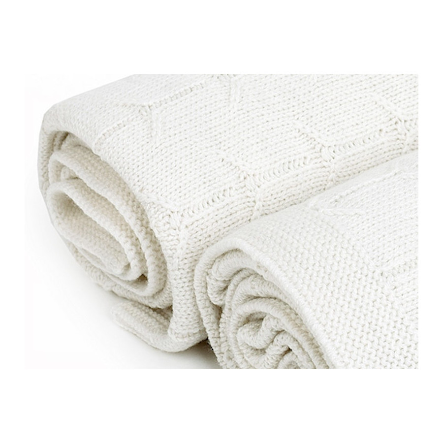 Poofi Kocyk wełniany Merino z wełny merynosa 80x100cm