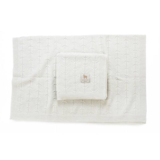 Poofi Kocyk wełniany Merino z wełny merynosa 80x100cm