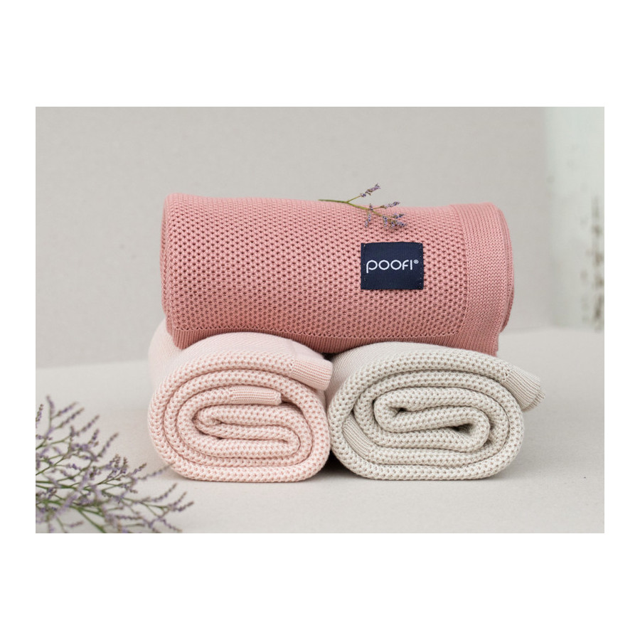 Poofi Kocyk bambusowy Pure 80x100cm zapewnia bardzo dobre właściwości