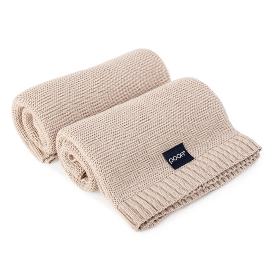 Poofi Kocyk bambusowy Pure 80x100cm zapewnia bardzo dobre właściwości