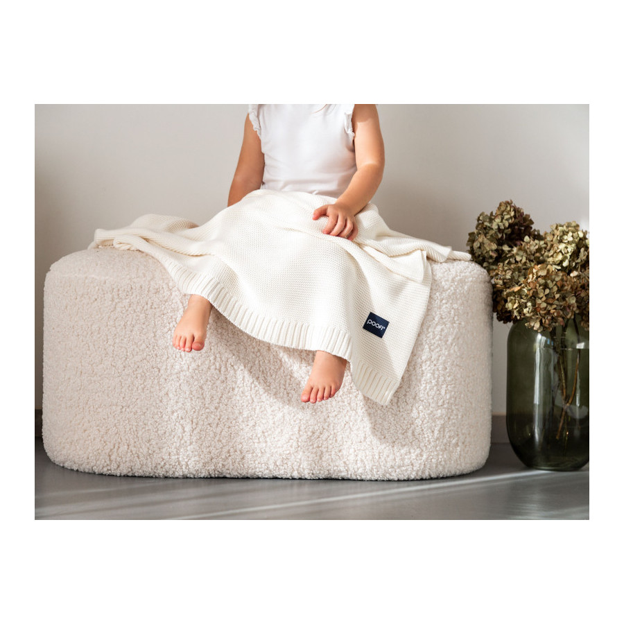 Poofi Kocyk bambusowy Pure 80x100cm zapewnia bardzo dobre właściwości