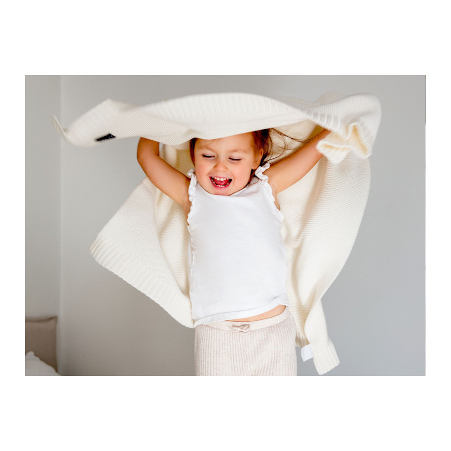 Poofi Kocyk bambusowy Pure 80x100cm zapewnia bardzo dobre właściwości