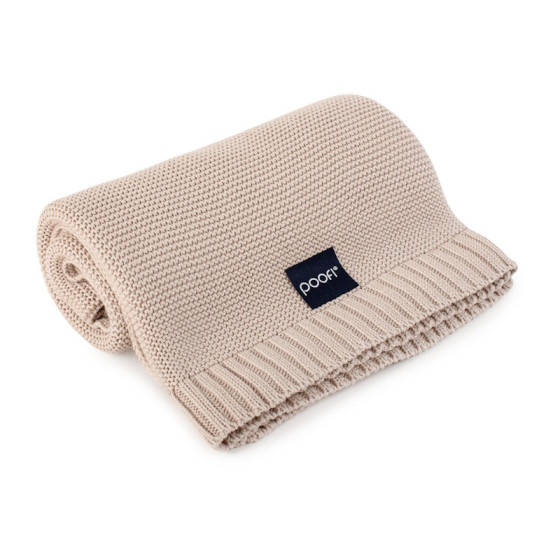 Poofi Kocyk bambusowy Pure 80x100cm zapewnia bardzo dobre właściwości