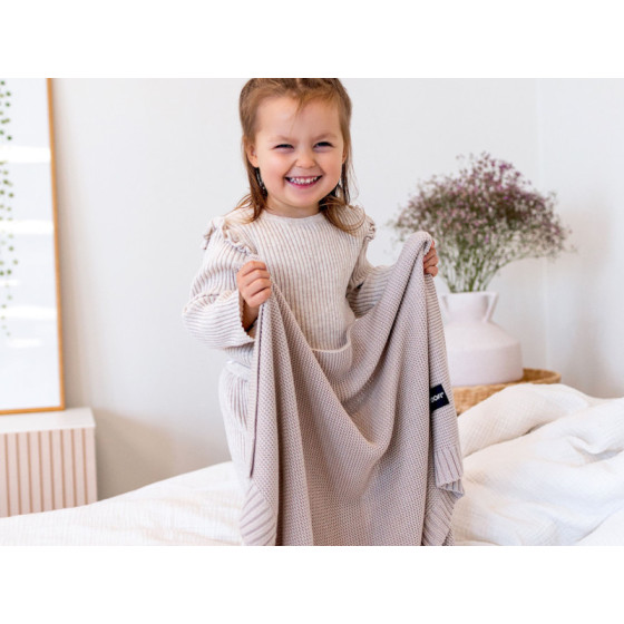 Poofi Kocyk bambusowy Pure 80x100cm zapewnia bardzo dobre właściwości