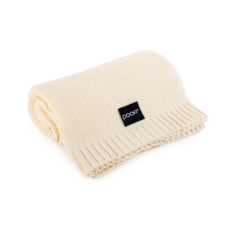 Poofi Kocyk bambusowy Pure 80x100cm zapewnia bardzo dobre właściwości