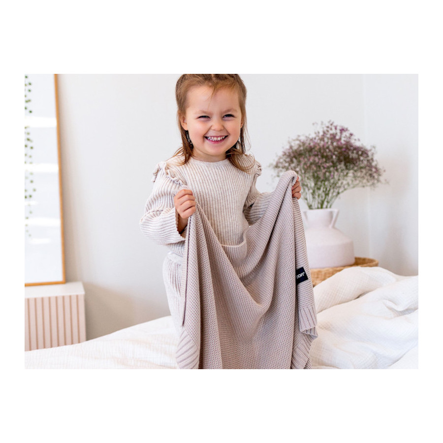 Poofi Kocyk bambusowy Pure 80x100cm zapewnia bardzo dobre właściwości